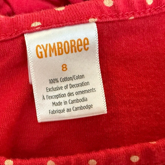 Gymboree Red Pajama Set Cozy Sleepwear/size 8 - Picture 7 of 11
